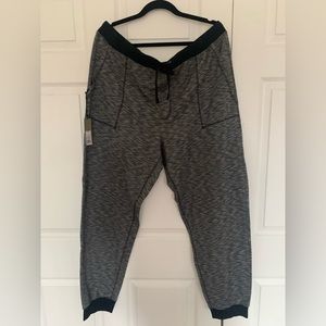 XL Black Striped Pants